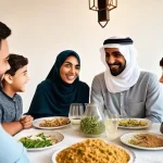 가족상담사 워크숍 참석 후기 작성법 - **Prompt:** A warm and inviting scene of a diverse family enjoying a lively dinner together. The fam...